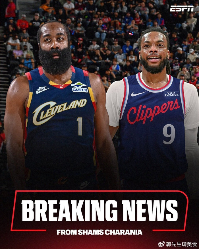 九游体育app-哈登冲上全美热搜第一!船记高度赞美送别 迎6年第5队再获冲冠良机|詹姆斯·哈登|快船|投篮|骑士|克利夫兰骑士队_新浪体育_新浪新闻